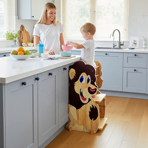 OEM/ODM tour d'apprentissage Montessori enfant écologique tour d'apprentissage en bois multifonctionnel bébé tour d'apprentissage pour salon <span class=keywords><strong>Eoom</strong></span> - Product Image 1