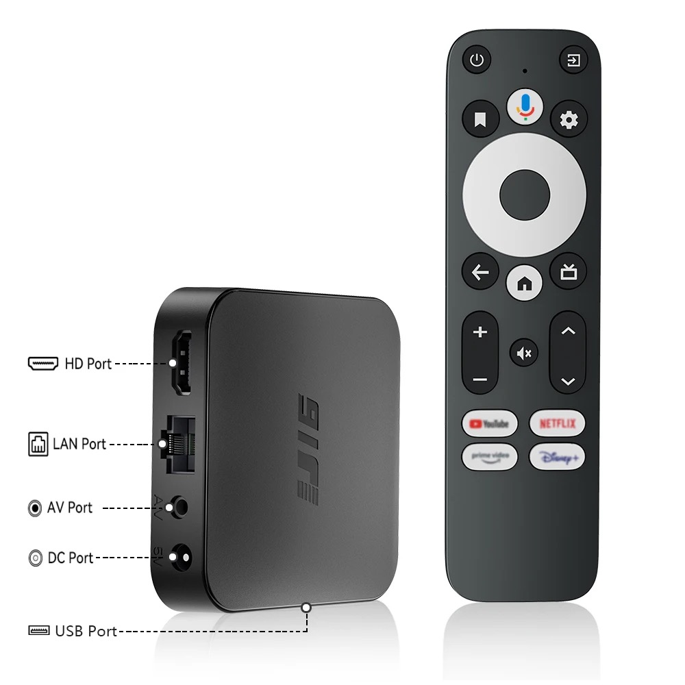 U16 4K Android TV BOX - Dual Wifi, BT5.0, and Free Custom