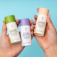Tube de baume à lèvres push-up en papier recyclé biodégradable zéro déchet déodorant bâton conteneur
