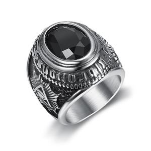 Signet <b>Ring</b> Mens <b>Rings</b> Gothic <b>Rings</b> Black <b>Ring</b> Mens Gemstone <b>Rings</b> Vintage Style Bold Oval Stone <b>Statement</b> Classic Heavy Band - Product Image 3