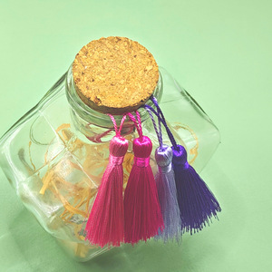 Nhà Máy Giá mượt xỉa bookmarks hỗn hợp màu tua cho hàng thủ công đồ trang sức làm quà lưu niệm DIY Rèm phụ kiện - Product Image 3