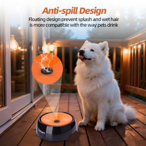 Yüzen Evcil Hayvan Mama ve Su Kabı, Küçük Orta Büyük Köpekler ve Kediler için, Dökülmez Kaymaz Silikon Tabanlı Köpek Su Kabı - Product Image 2