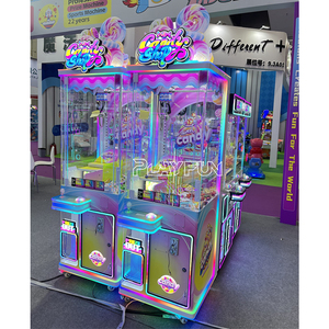 Nueva máquina de juego de Arcade que funciona con monedas Candy Pusher Fun Prize Gift Game Candy <span class=keywords><strong>Chocolate</strong></span> Claw Máquina expendedora - Product Image 4
