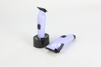 Tondeuse à cheveux professionnelle sans fil rechargeable, lame en acier inoxydable tranchante, OEM, marque privée pour fournisseur de matériel de barbier