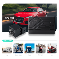 Traceur GPS portable avec relais de coupure moteur à distance Tk108B, suivi en direct, traceur GPS de voiture sans fil, longue autonomie GPS108