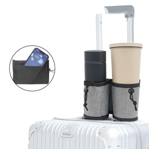 Porte-gobelet amovible pour chariot à bagages, couvercle de tasse de voyage portable, rangement multifonctionnel, 1 pièce - Product Image 4