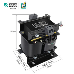 Transformador de Control Monofásico Tengen 1500VA 380V a 220V 110V a 36V 24V Seleccionable, Totalmente de Cobre - Product Image 1