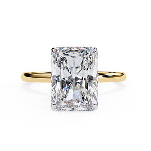 Elegant Yellow Gold <b>Diamond</b> <b>Ring</b> for Women Luxury Style Simple Design Daily Wear Jewelry - Product Image 3