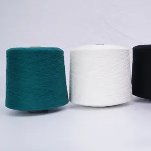 En stock 28NM/2 50 polyester recyclé 50 fil mélangé acrylique teint en gros