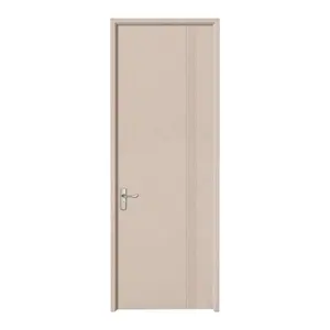 Wholesale Off White Color Wooden Panel Doors Waterproof Wooden Room Door for Bedroom and Hotel Room