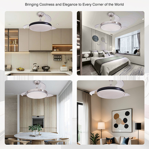 Energy Saving Indoor 3 Plastic Blades <strong>Remote</strong> <strong>Control</strong> <strong>Wall</strong> <strong>Control</strong> 42inch 6-Speed Living Room Led <strong>Ceiling</strong> <strong>Fan</strong> Light - Product Image 6