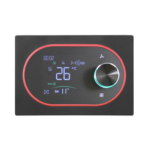 Bobina de ventilador de termostato de salida RS485 <span class=keywords><strong>LED</strong></span> Digital Wifi inteligente Tuya para control de temperatura de calefacción HVAC - Product Image 1