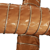 Conduit d'air flexible résistant aux acides et aux alcalis à haute température pour systèmes de ventilation HVAC hospitaliers - Conception industrielle