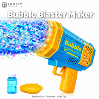 Machine à bulles automatique pour enfants, jouet amusant pour les fêtes d'été en plein air, cadeau pour enfants, vente en gros, approvisionnement en vrac