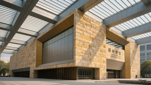 Đá Cẩm Thạch hiện đại không thấm nước CNC Laser cắt thiết kế kiến trúc cho bên ngoài bức tường bức màn bức tường cho đá biệt thự khách sạn & Bảo Tàng - Product Image 3