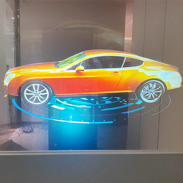 Transparent Projection Fabric Outdoor Movie Grey 3D Screen Back Projector Screen Outdoor Hologram Window Projection Film