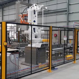 Factory Custom Welded Machine Guarding Fence Panel Industrial Machinery Fencing And Door