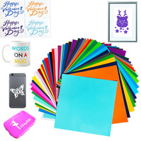 Material de letrero para exteriores, Rollo adhesivo de película de PVC permanente, vinilo autoadhesivo de corte de Color para plotter de corte