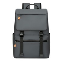 Sac à dos décontracté avec boucles, sac à dos pour ordinateur portable de 14 pouces avec plusieurs poches, sac à dos d'affaires pour homme