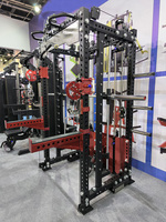 Equipo de Gimnasio Comercial Longotech, Máquina Smith Multifuncional para Ejercicios