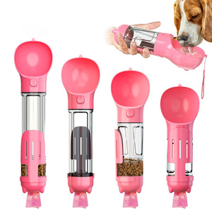 Distributeur de nourriture populaire pour chiens, avec gamelle pour chat et chien, dispositif multifonctionnel portable pour l'alimentation et l'hydratation - Product Image 1
