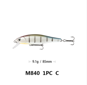 Fatti a mano 8.5 centimetri 9.1g <span class=keywords><strong>esche</strong></span> <span class=keywords><strong>artificiali</strong></span> fishing lure acqua dolce acqua salata di pesca in plastica dura lure floating minnow pesce esca - Product Image 3