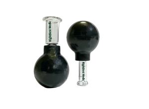 Ensemble de ventouses en verre de silicone meilleure qualité <span class=keywords><strong>anti</strong></span>-<span class=keywords><strong>cellulite</strong></span> visage et corps 4 tailles 100 noir beauté CE pièces de rechange gratuites classe I 1 ans - Product Image 6