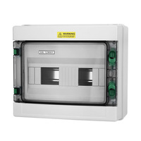 HA extérieur IP66 étanche boîtier de disjoncteur électrique monté en surface serrure à clé 10-63A 250-450V Distribution en plastique