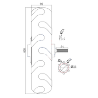 Kit de conversion de moteur de moyeu de brouette électrique à couple élevé 150N 16 pouces pour chariot de brouette de roue de wagon agricole