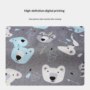 Ensembles <span class=keywords><strong>de</strong></span> blouses en coton imprimé dessin animé, tissu Dobby, uniformes <span class=keywords><strong>de</strong></span> travail pour médecins, infirmières, pédiatres, dentistes, hôpitaux, Noël, Halloween, ODM - Product Image 3
