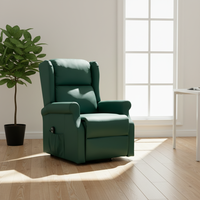 Fauteuil inclinable électrique moderne en tissu de haute qualité avec design pliable et fonction de massage