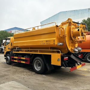 Camión de Limpieza de Alcantarillado de Alta Presión Dongfeng DFAC 4X2 de 8m3, Camión de Succión de Aguas Residuales, Precio - Product Image 2