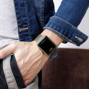 SKMEI นาฬิกาดิจิตัลของผู้ชายจีน,นาฬิกาเรืองแสงกันน้ำสายซิลิโคนดีนาฬิกากันน้ำรัดกุมนาฬิกา Relogio ลำลองปี1541 - Product Image 3