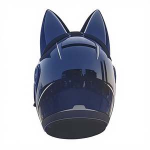 <span class=keywords><strong>Casque</strong></span> de <span class=keywords><strong>moto</strong></span> en ABS respirant à visage ouvert, nouveau, en gros, avec fermeture rapide, design mignon avec oreilles de <span class=keywords><strong>chat</strong></span> pour femmes, de haute qualité - Product Image 3