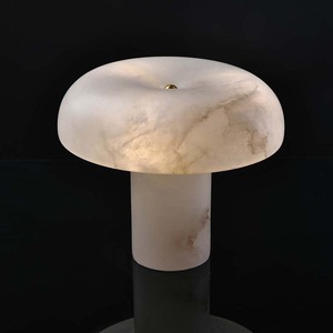 Thiết kế mới màu sắc phong cách đơn giản bằng đá cẩm thạch nấm người bán hàng tốt nhất sản phẩm Alabaster bảng đèn - Product Image 3