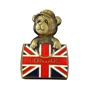 Aimant de réfrigérateur <span class=keywords><strong>en</strong></span> métal professionnel, motif <span class=keywords><strong>Bus</strong></span> de <span class=keywords><strong>Londres</strong></span>, Souvenir de plantes, du Royaume-Uni (Écosse, Galles), fabriqué au Zhejiang - Product Image 4