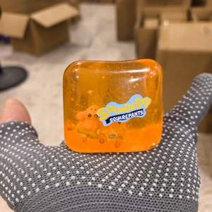 2026 Hot Sale Cubo Squishy Super Solido <span class=keywords><strong>di</strong></span> Alta Qualità in Maltosio 4 Colori a Tema <span class=keywords><strong>SpongeBob</strong></span> SquarePants per Bambini Unisex - Product Image 2