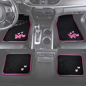 Ensemble de 4 tapis de sol de voiture en nylon universels avec protège-talons antidérapants de 2 mm d'épaisseur pour berlines, SUV, camions et fourgonnettes - Product Image 6