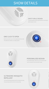 SAIJZEK Thiết Bị Đuổi Sâu Bệnh Bằng Sóng Siêu Âm AC 110-240V Trong Nhà OEM Bán Sỉ Thiết Bị Đuổi Nhện Tắc Kè Thiết Bị Đuổi Chuột Bọ - Product Image 5