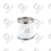 Connecteur flexible Tri-Clamp PU10 Seeflex 040E en polyuréthane transparent de qualité alimentaire, antistatique, en TPU flexible