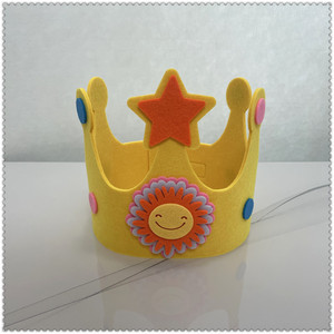 DAMAI corona di compleanno riutilizzabile con numeri per bambini cappello di compleanno in feltro corona per bambini ragazzo bambino bambina cappelli per il giorno del compleanno - Product Image 4