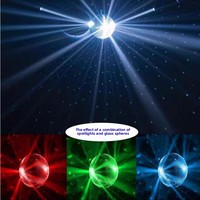 LED Farbige Dreifarbige Mini-Strahler Glaskugel-Reflektoren HW-56 90-240V IP-Zertifiziert KTV Privatzimmer & Bar-Beleuchtung