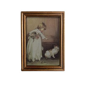 Doll House Mini Furniture Pocket Model Mini Art Mural Oil Painting Frame 1/12 Bjd Miniature Scene Ob11 Mini Photo Frame - Product Image 6