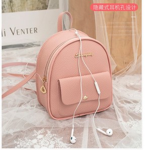 Mini <strong>Backpack</strong> Women PU <strong>Leather</strong> Shoulder Bag Multi-Function <strong>Small</strong> Bagpack Female School <strong>Backpack</strong> L0510 - Product Image 2