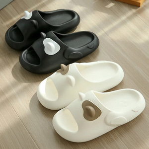 <span class=keywords><strong>Sandalias</strong></span> tridimensionales con orejas de gato bonito para zapatillas, ropa de verano a la moda para el hogar para parejas, suela exterior de EVA antideslizante para hombres - Product Image 4