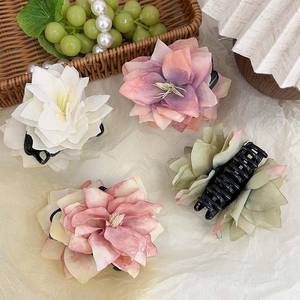 Mode fleurs pinces à cheveux pinces pour femmes filles <span class=keywords><strong>rose</strong></span> doux cheveux <span class=keywords><strong>crabe</strong></span> <span class=keywords><strong>pince</strong></span> épingles à cheveux pinces à cheveux accessoires de cheveux - Product Image 2