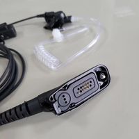 Écouteur NNTN8459A avec tube acoustique et micro pour Motorola DP4400E, DP4800E, APX6000, APX7000, APX2000, XPR7550E, DGP8550E
