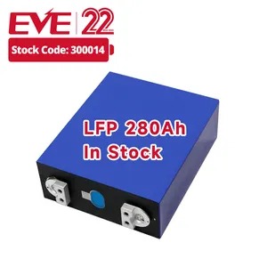 이브 lifepo4 lf280k 프리즘 lifepo4 배터리 셀 3.2v 새로운 에너지 전기 자동차 이브 셀 280ah