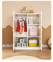 Armoire, Commode de Rangement pour Enfants, Meuble de Rangement Combiné avec Tiroirs pour Bébé, Armoire de Chambre pour Garçons et Filles, Simple