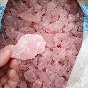 Màu hồng tự nhiên Rose Quartz Crystal Mẫu nguyên liệu để chữa bệnh đá khác pha lê thủ công sản phẩm - Product Image 5